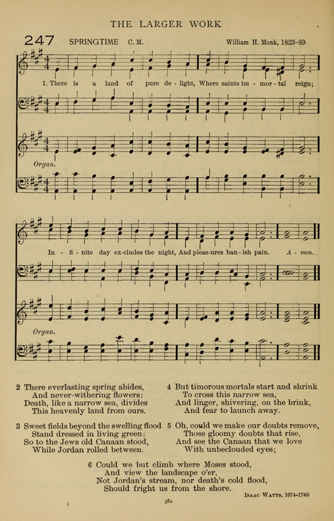 Songs for the Chapel: Arranged for male voices, for use in colleges, academies, schools and societies page 382