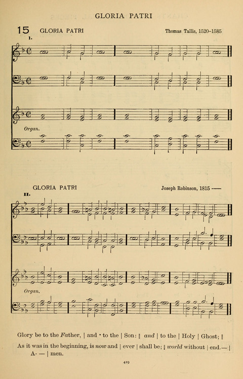 Songs for the Chapel: Arranged for male voices, for use in colleges, academies, schools and societies page 419