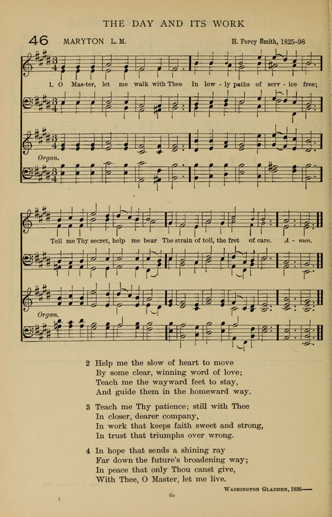 Songs for the Chapel: Arranged for male voices, for use in colleges, academies, schools and societies page 60