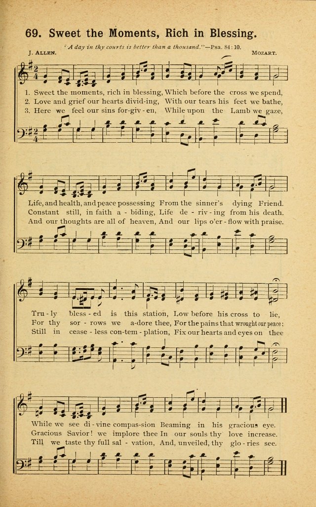 Songs for Christ and the Church: a collection of songs for the use of Christian endeavor societies, sunday-schools, and other church events page 61
