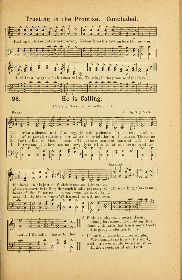 Songs for Christ and the Church: a collection of songs for the use of Christian endeavor societies, sunday-schools, and other church events page 83