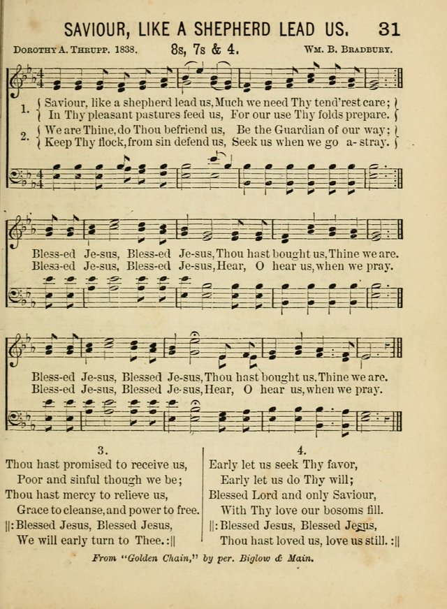 Songs for Little Folks: a collection adapted for the home circle and for primary classes in Sunday schools and day schools: containing a number of carefully selected kindergarten songs page 23
