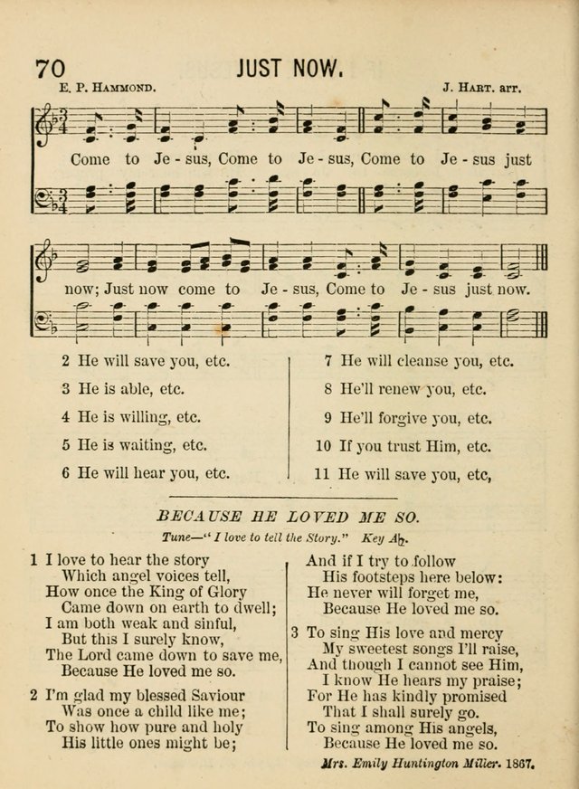 Songs for Little Folks: a collection adapted for the home circle and for primary classes in Sunday schools and day schools: containing a number of carefully selected kindergarten songs page 62