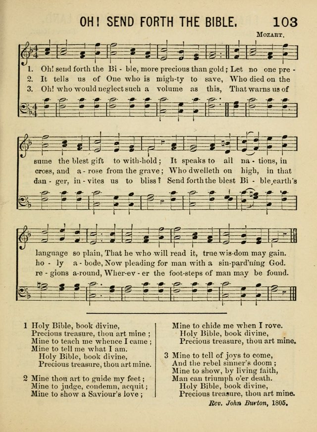 Songs for Little Folks: a collection adapted for the home circle and for primary classes in Sunday schools and day schools: containing a number of carefully selected kindergarten songs page 95