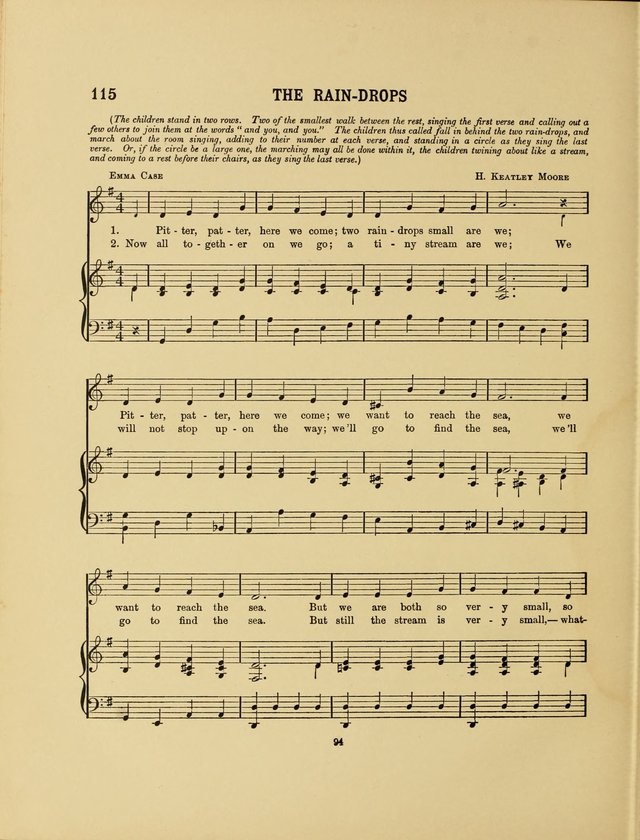 Songs for Little People: for use in Sunday-School, the kindergarten and the home page 96