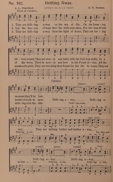 Songs for Men: A Collection of Gospel Songs for Male Quartets and Choruses page 102