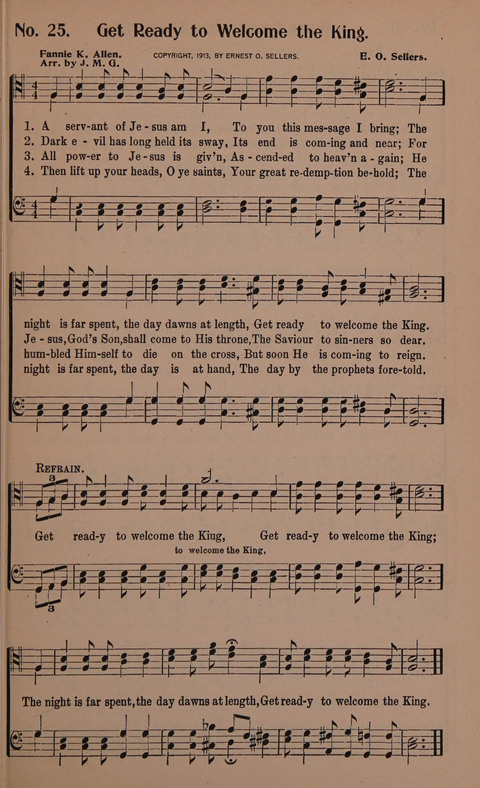 Songs for Men: A Collection of Gospel Songs for Male Quartets and Choruses page 25