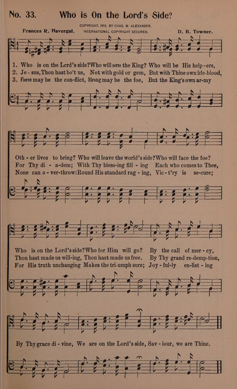 Songs for Men: A Collection of Gospel Songs for Male Quartets and Choruses page 33