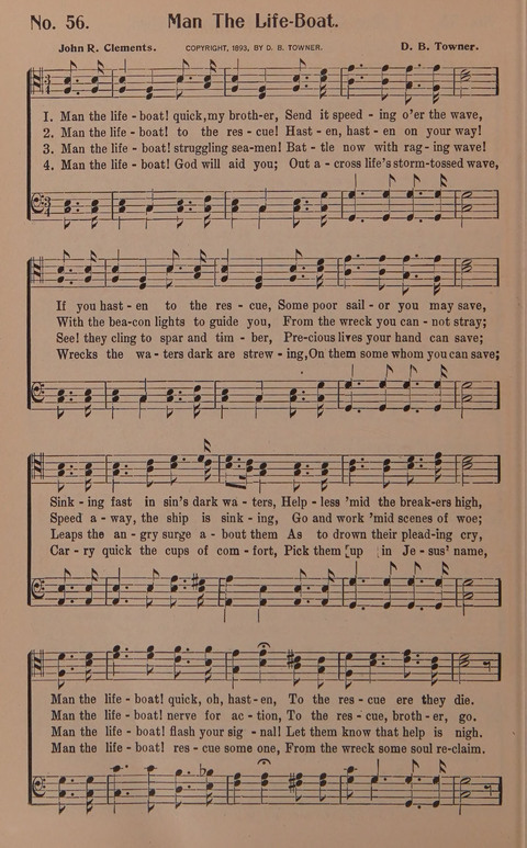 Songs for Men: A Collection of Gospel Songs for Male Quartets and Choruses page 56