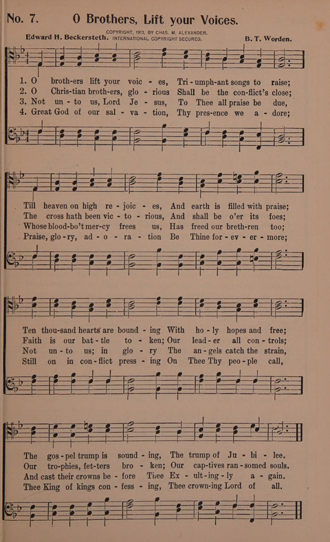 Songs for Men: A Collection of Gospel Songs for Male Quartets and Choruses page 7
