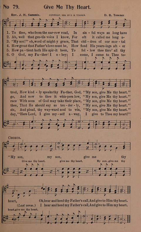 Songs for Men: A Collection of Gospel Songs for Male Quartets and Choruses page 79