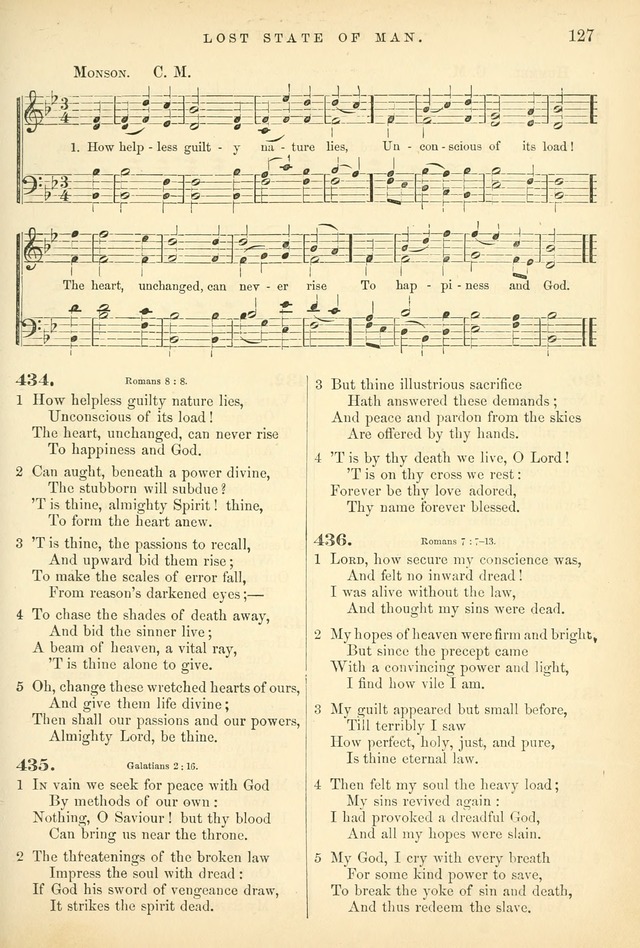 Songs for the Sanctuary, or Hymns and Tunes for Christian Worship page 127