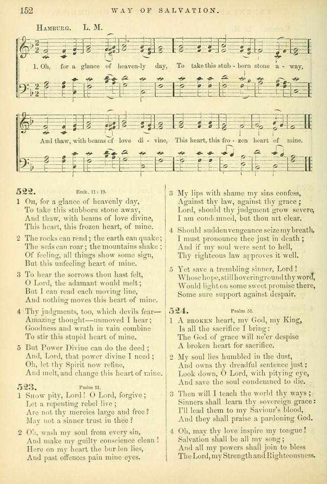 Songs for the Sanctuary, or Hymns and Tunes for Christian Worship page 152