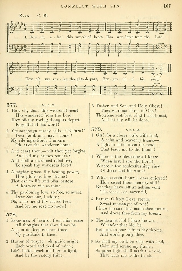 Songs for the Sanctuary, or Hymns and Tunes for Christian Worship page 167