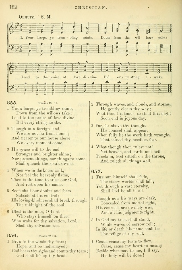 Songs for the Sanctuary, or Hymns and Tunes for Christian Worship page 192