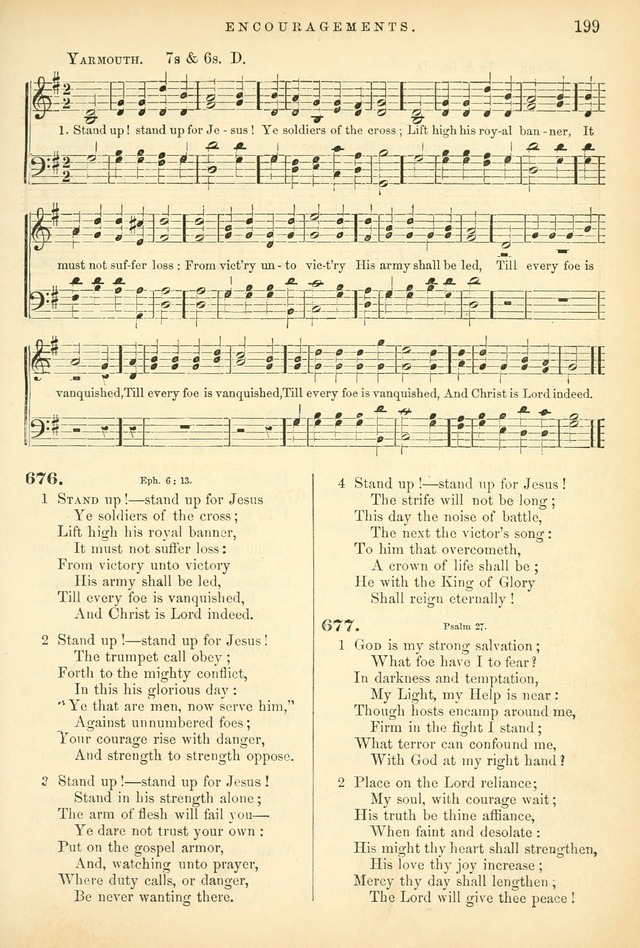 Songs for the Sanctuary, or Hymns and Tunes for Christian Worship page 199