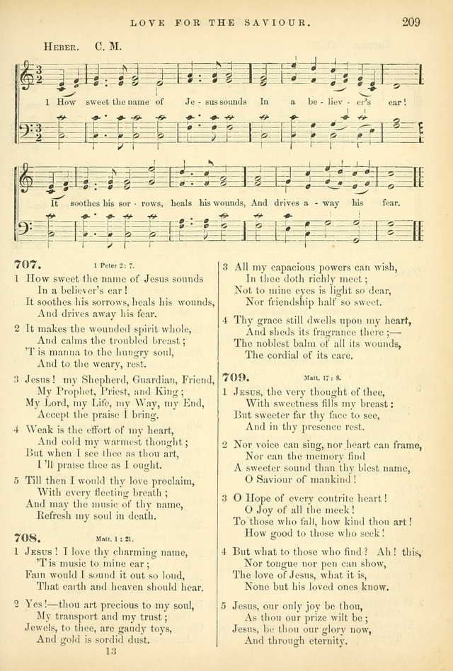 Songs for the Sanctuary, or Hymns and Tunes for Christian Worship page 209