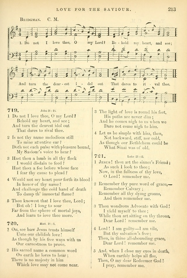 Songs for the Sanctuary, or Hymns and Tunes for Christian Worship page 213