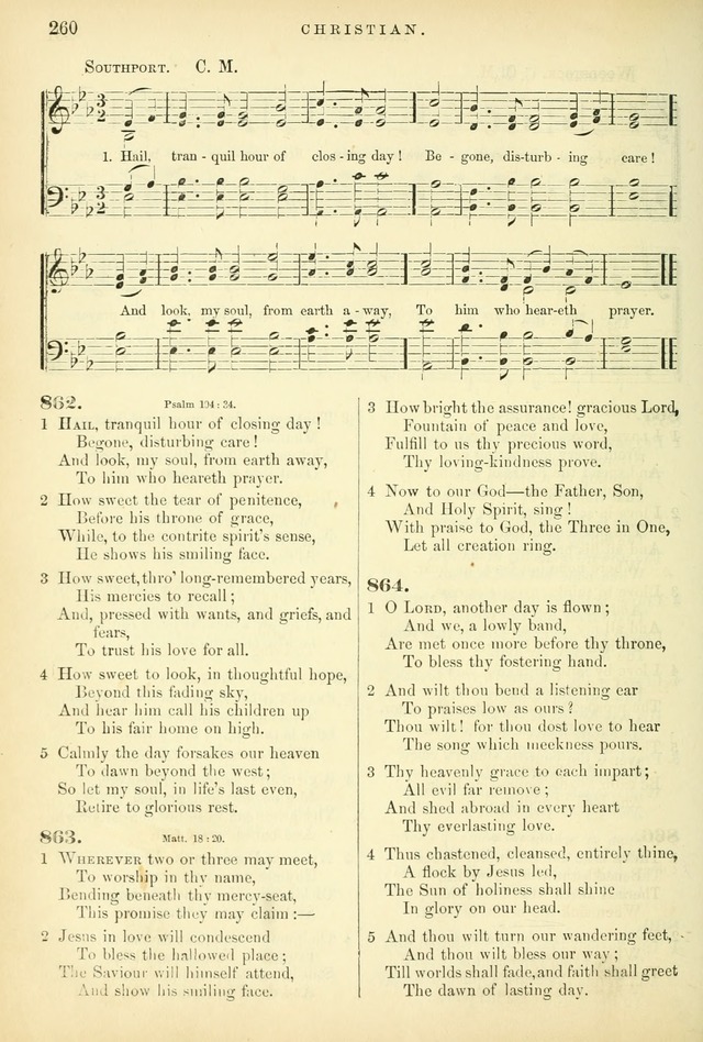 Songs for the Sanctuary, or Hymns and Tunes for Christian Worship page 260
