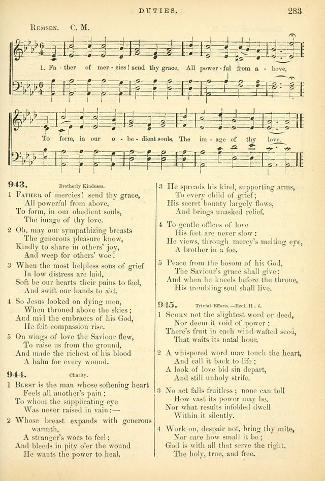 Songs for the Sanctuary, or Hymns and Tunes for Christian Worship page 283