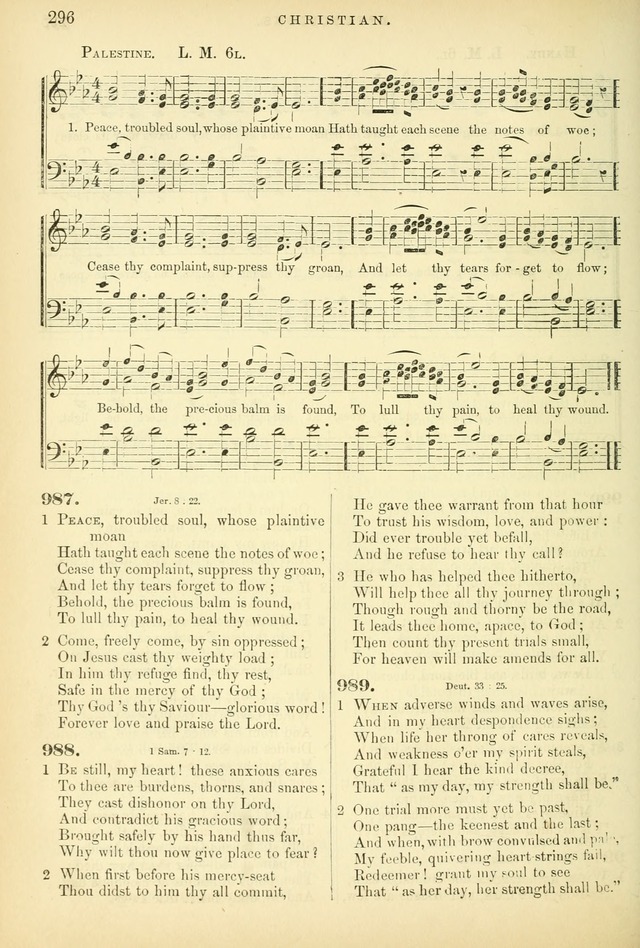 Songs for the Sanctuary, or Hymns and Tunes for Christian Worship page 296