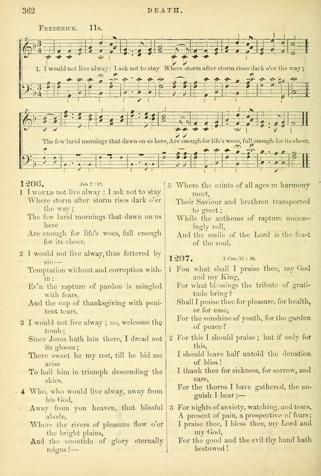 Songs for the Sanctuary, or Hymns and Tunes for Christian Worship page 362