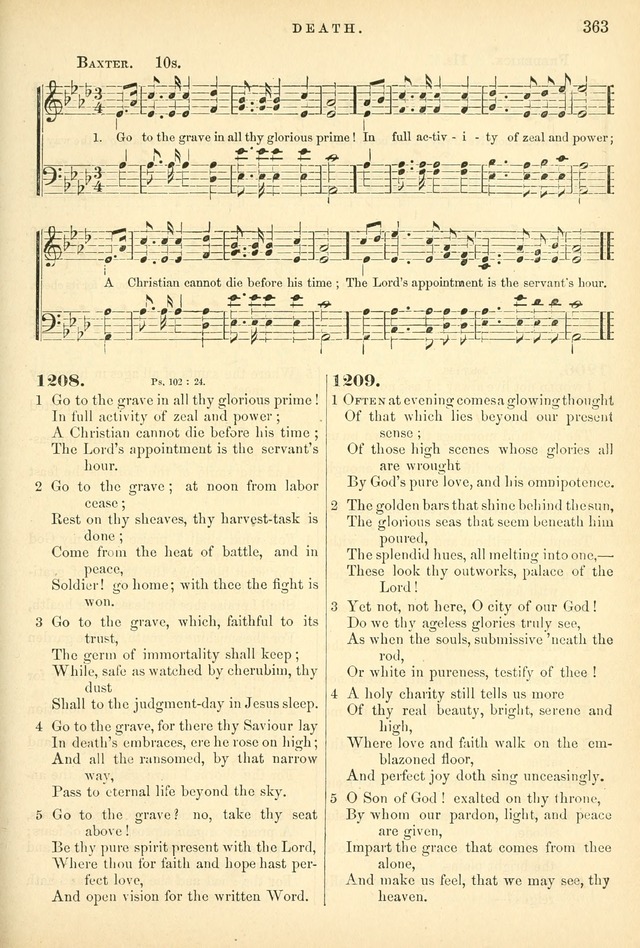 Songs for the Sanctuary, or Hymns and Tunes for Christian Worship page 363