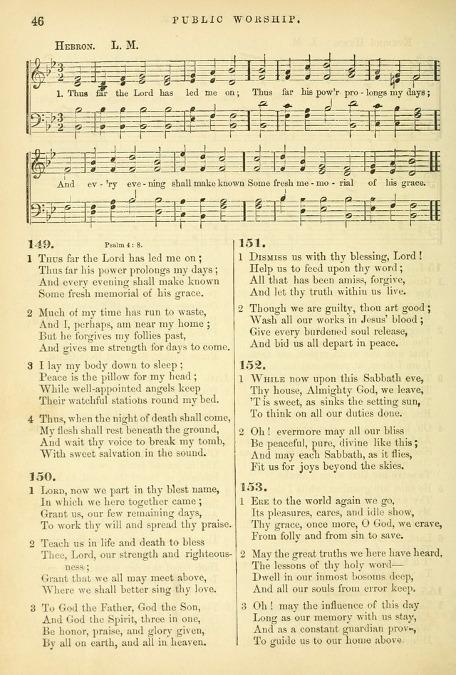 Songs for the Sanctuary, or Hymns and Tunes for Christian Worship page 46