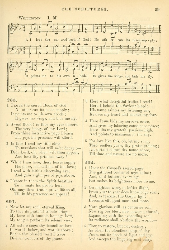 Songs for the Sanctuary, or Hymns and Tunes for Christian Worship page 59