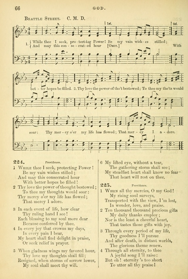 Songs for the Sanctuary, or Hymns and Tunes for Christian Worship page 66