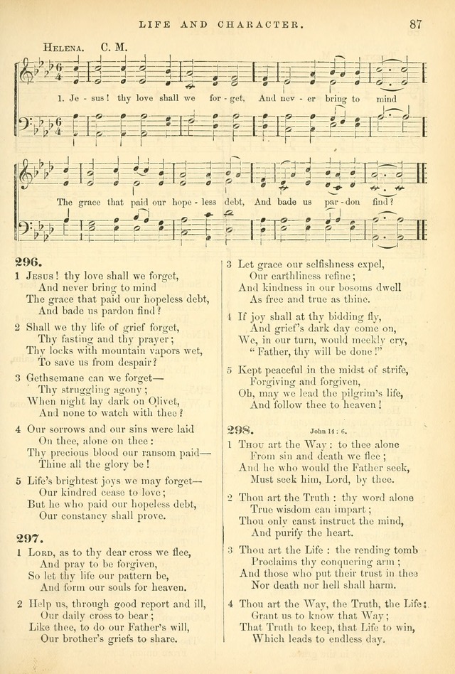 Songs for the Sanctuary, or Hymns and Tunes for Christian Worship page 87