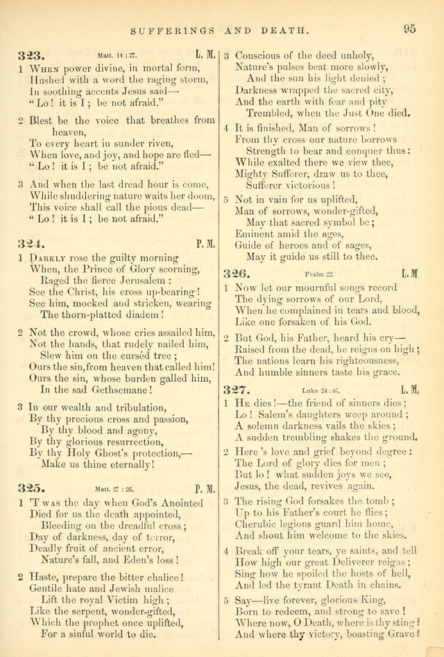 Songs for the Sanctuary, or Hymns and Tunes for Christian Worship page 95