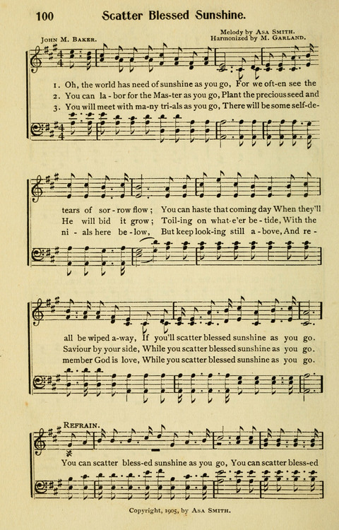 Songs for Service: in Church and Home page 100