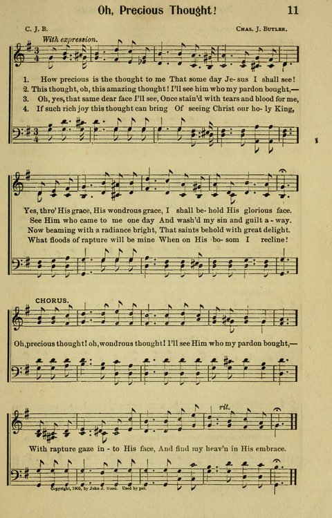 Songs for Service: in Church and Home page 11