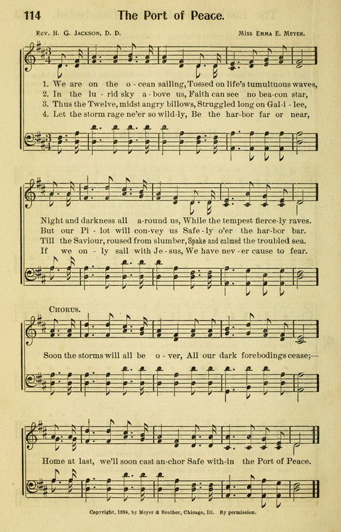 Songs for Service: in Church and Home page 116