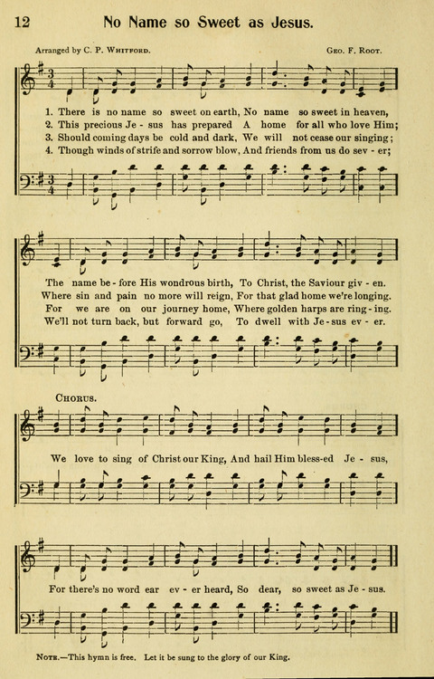 Songs for Service: in Church and Home page 12