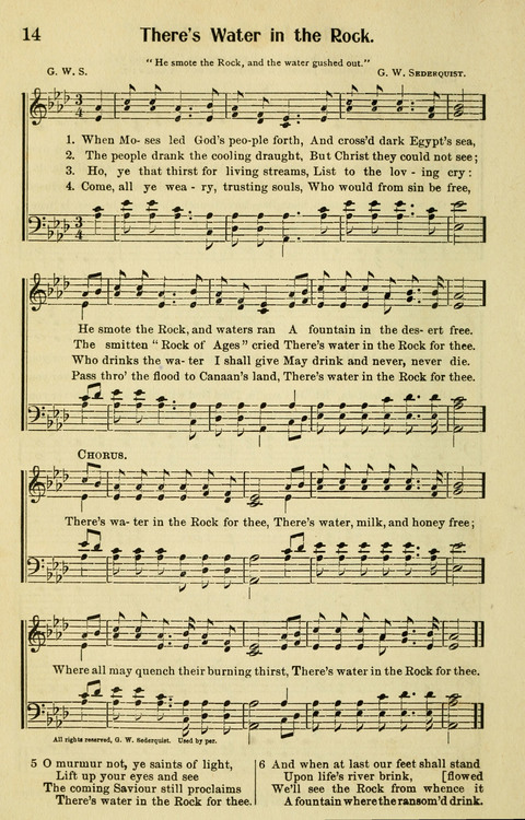 Songs for Service: in Church and Home page 14