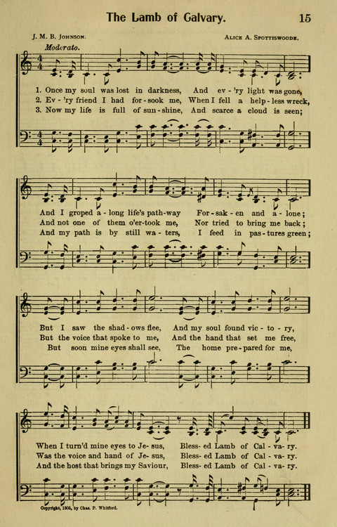 Songs for Service: in Church and Home page 15