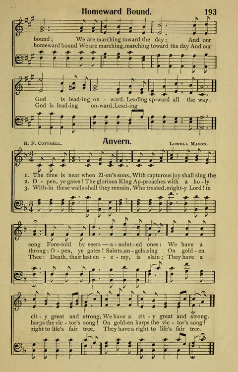 Songs for Service: in Church and Home page 195