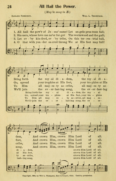 Songs for Service: in Church and Home page 24