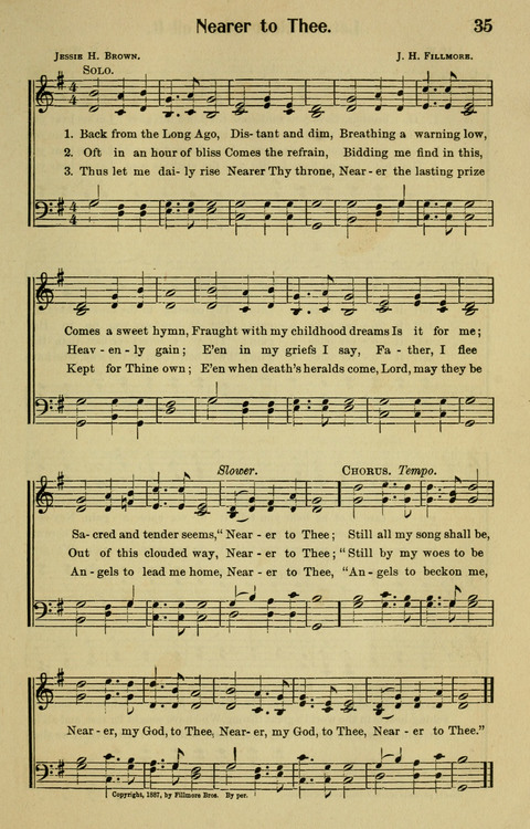 Songs for Service: in Church and Home page 35