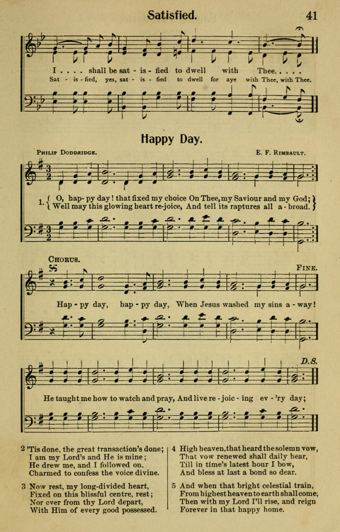 Songs for Service: in Church and Home page 41