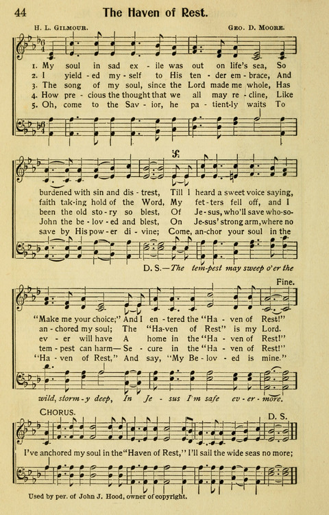 Songs for Service: in Church and Home page 44