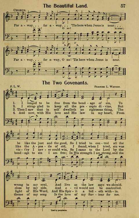Songs for Service: in Church and Home page 57