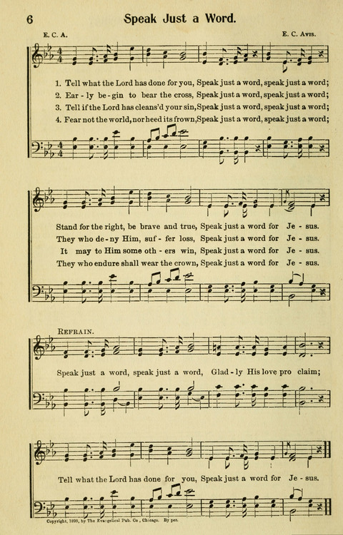 Songs for Service: in Church and Home page 6