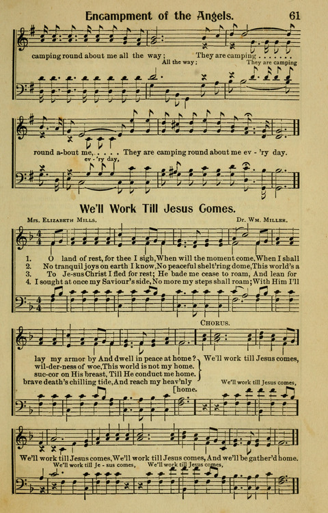 Songs for Service: in Church and Home page 61