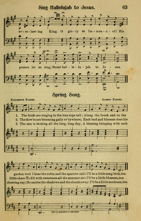 Songs for Service: in Church and Home page 63