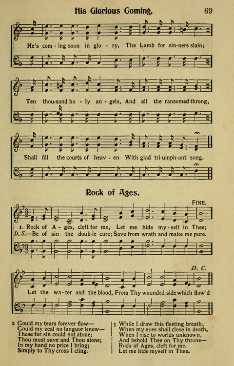 Songs for Service: in Church and Home page 69