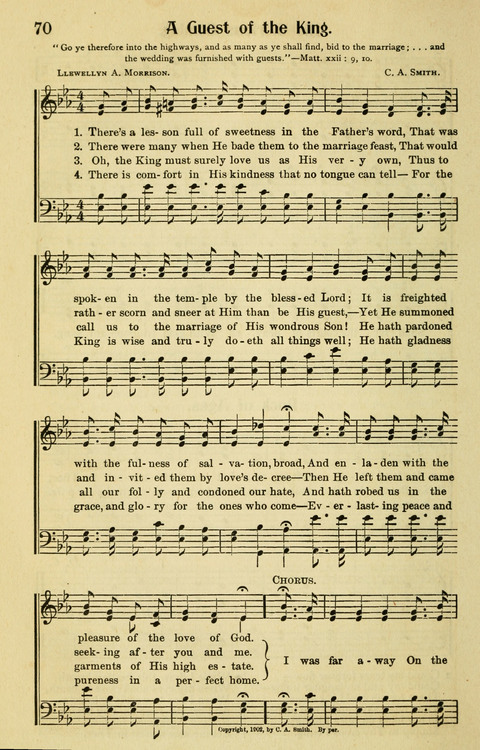 Songs for Service: in Church and Home page 70