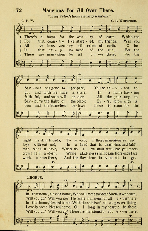 Songs for Service: in Church and Home page 72